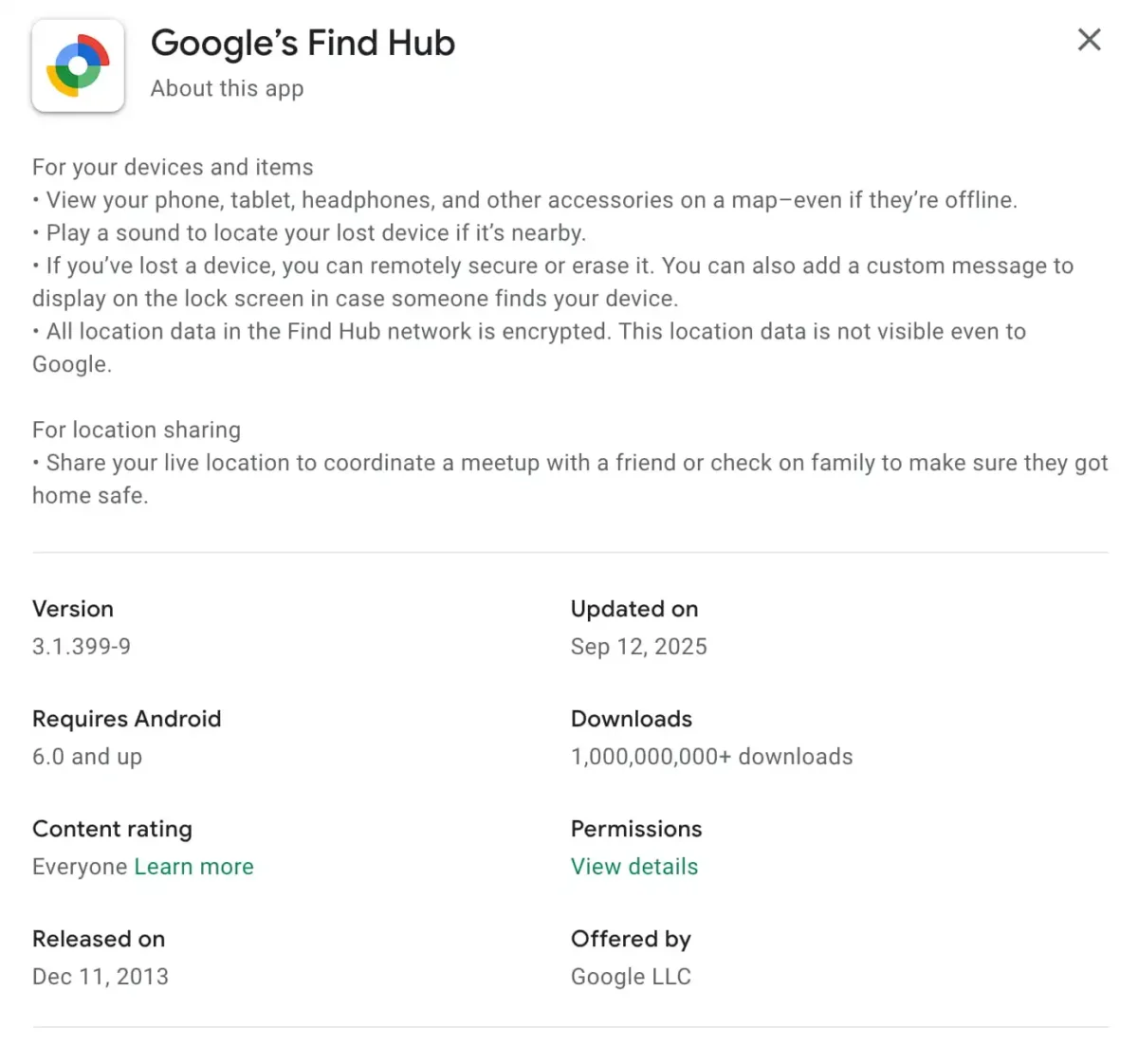 اپلیکیشن Find Hub از مرز یک میلیارد دانلود در Google Play Store عبور کرد