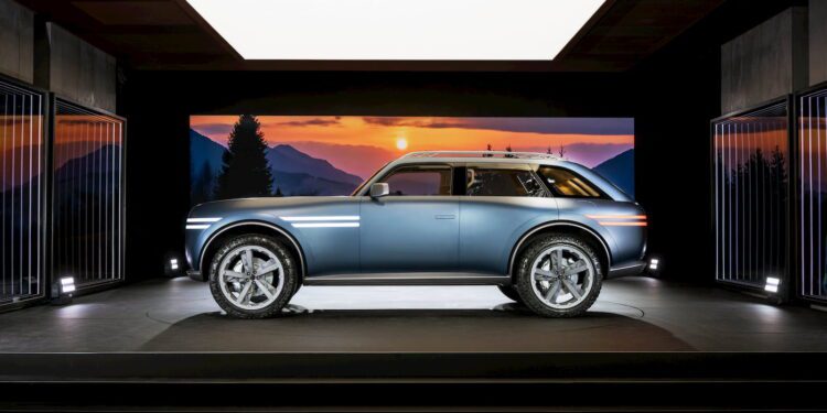 جنسیس در آستانه معرفی یک شاسی‌بلند آفرود لوکس برقی