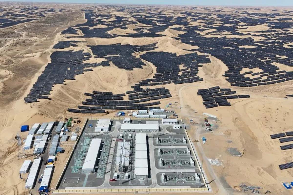 بزرگ‌ترین نیروگاه خورشیدی جهان Gonghe Talatan Solar Park