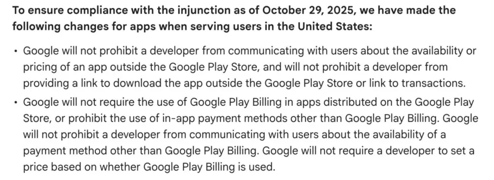 Google opens up the Play Store's gates in the US
