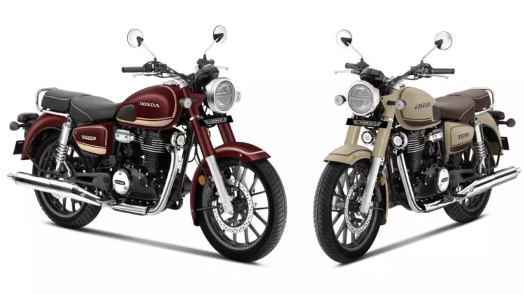 نمای نزدیک از موتور هواخنک و بخش فنی موتورسیکلت CB350 Special Edition هوندا با جزئیات کرومی و طراحی کلاسیک.