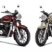 نمای نزدیک از موتور هواخنک و بخش فنی موتورسیکلت CB350 Special Edition هوندا با جزئیات کرومی و طراحی کلاسیک.