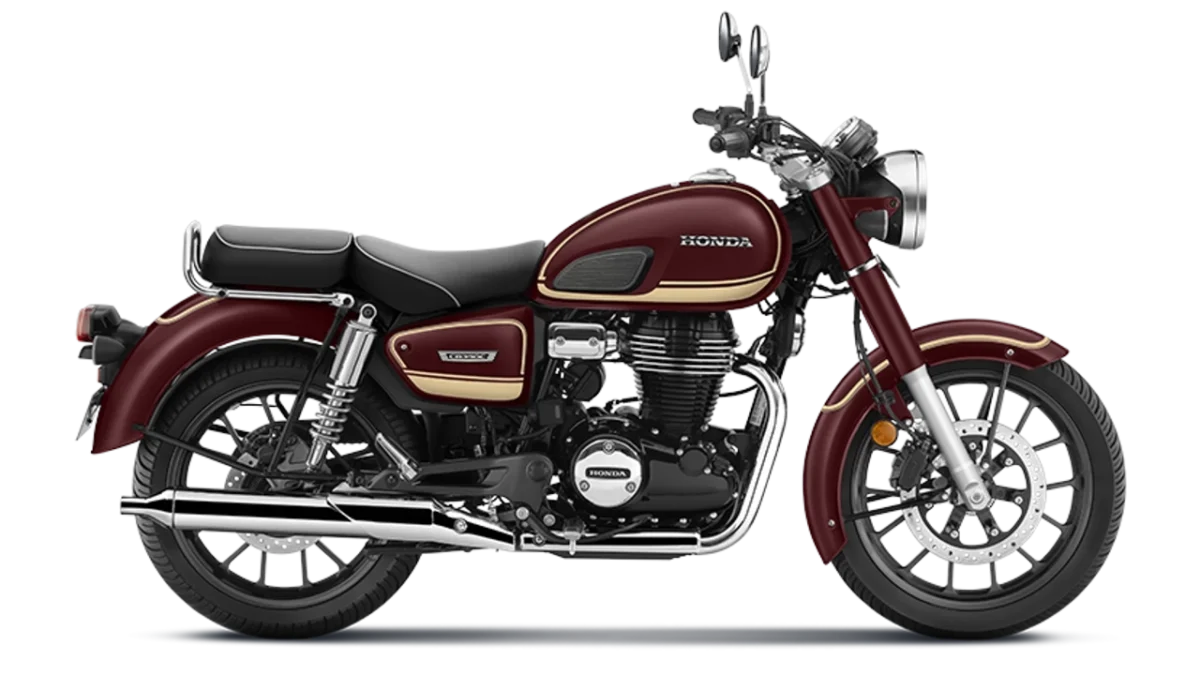 موتورسیکلت CB350 Special Edition هوندا در رنگ Rebel Red Metallic