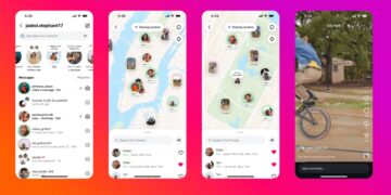 قابلیت نقشه اینستاگرام