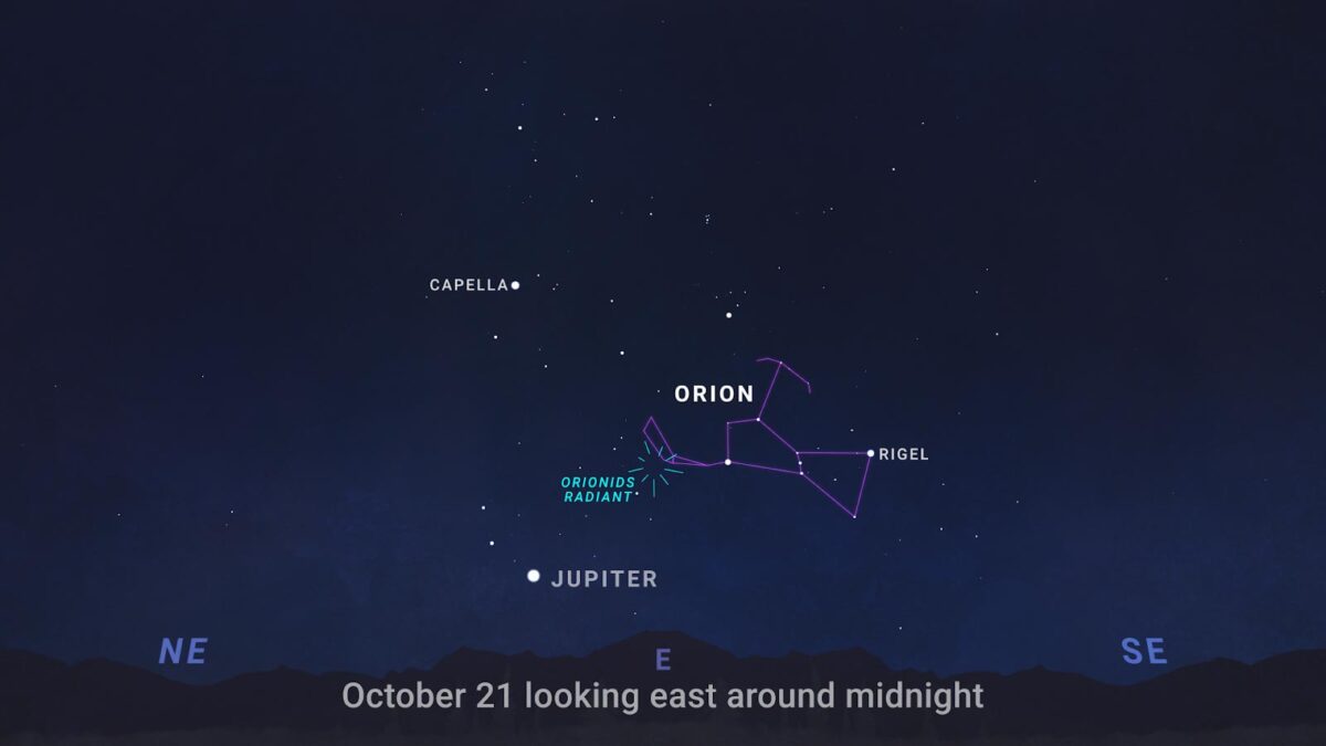 بارش شهابی در آسمان مهرماه 