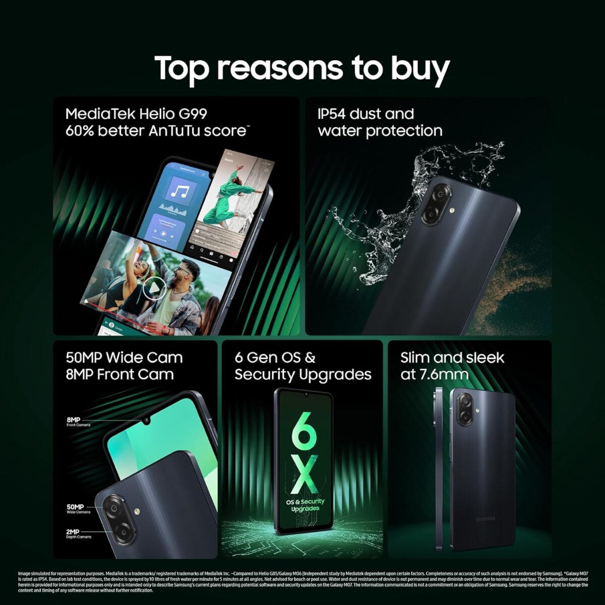 عرضه گوشی اقتصادی گلکسی M07 توسط سامسونگ 