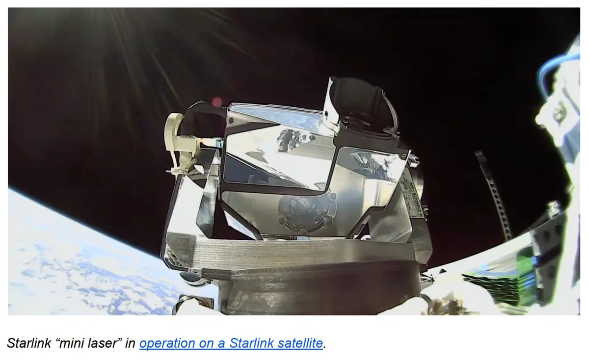 Starlink and Muon fuse space lasers and satellites to deliver ‘industry-first’ persistent optical connectivity in orbit