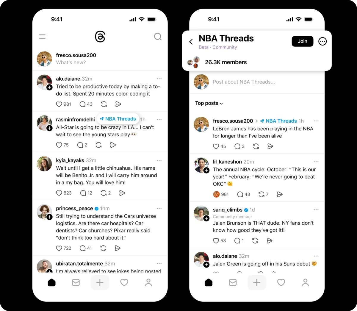 Threads adds communities
