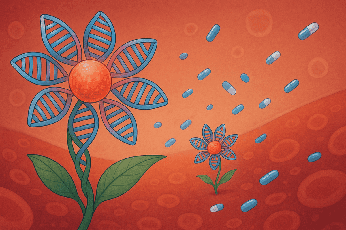 ساخت گل‌های DNA با قابلیت واکنش به محیط بدن 