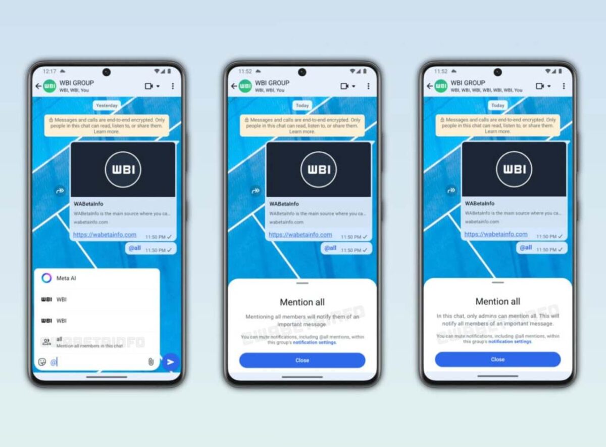 واتساپ قابلیت ارسال پیام هم‌زمان به همه اعضا را عرضه می‌ کند
