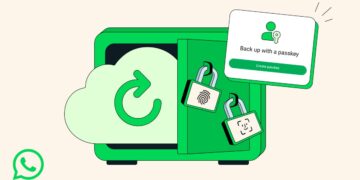 رمزگذاری نسخههای پشتیبان واتساپ با Passkey