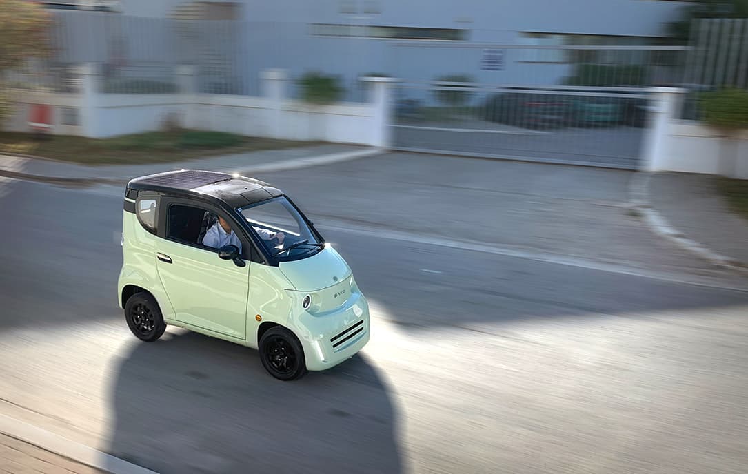 خودروهای کوچک Bako با انرژی خورشید شارژ می شوند