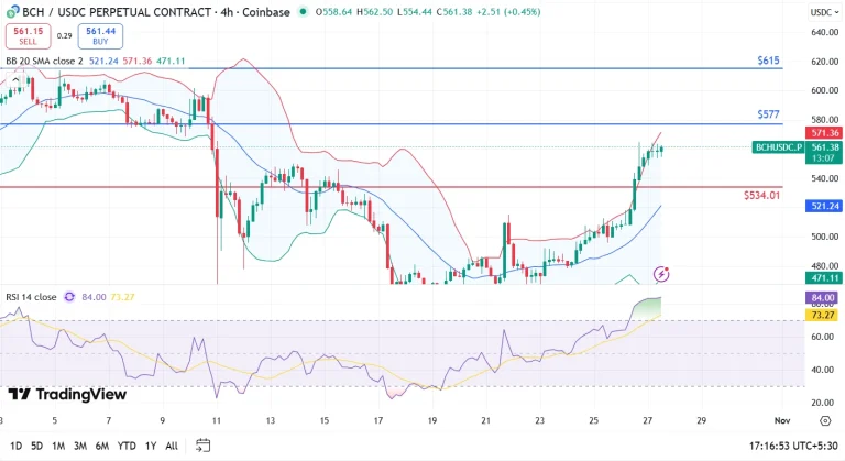 تحلیل تکنیکال قیمت بیتکوینکش (BCH)