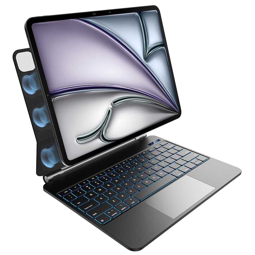 black color version of the Magic Keyboard for iPad Air