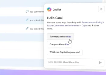 یکپارچگی کامل Copilot در OneDrive برای کاربران سازمانی مایکروسافت