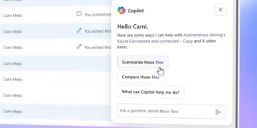 یکپارچگی کامل Copilot در OneDrive برای کاربران سازمانی مایکروسافت