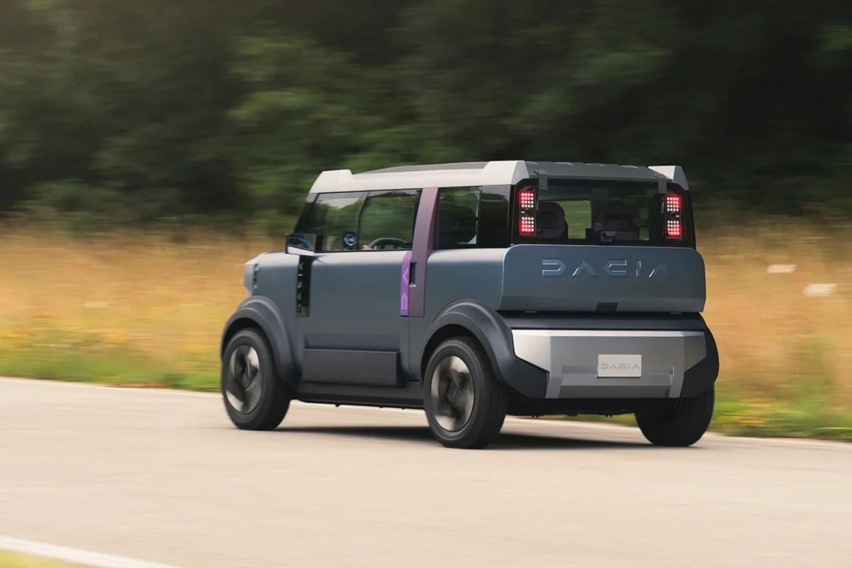 رونمایی از ون مفهومی جدید Dacia با طراحی جعبه‌ای 