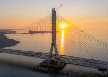 طولانی‌ترین پل کابلی تک دکل دنیا در تایوان ساخته شد