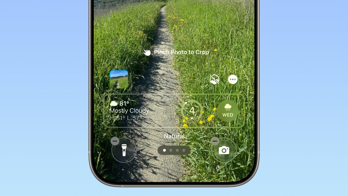 والپیپر در دومین نسخه بتای iOS 26.1