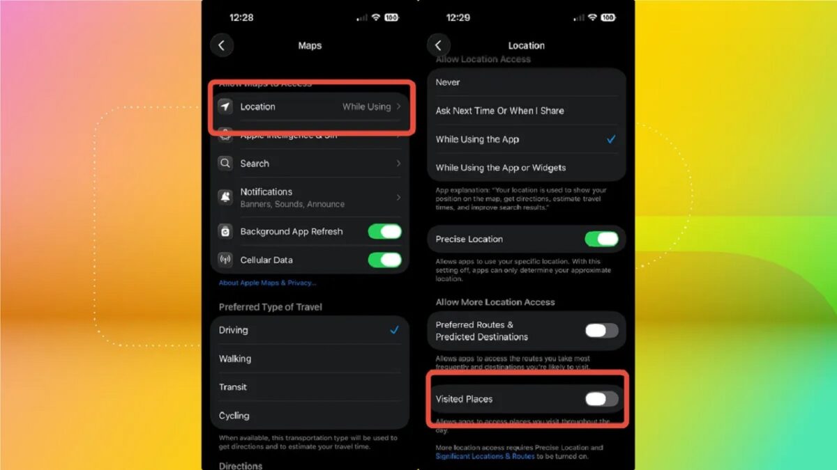 همه چیز درباره قابلیت Visited Places آیفون و نحوه خاموش‌ کردن آن