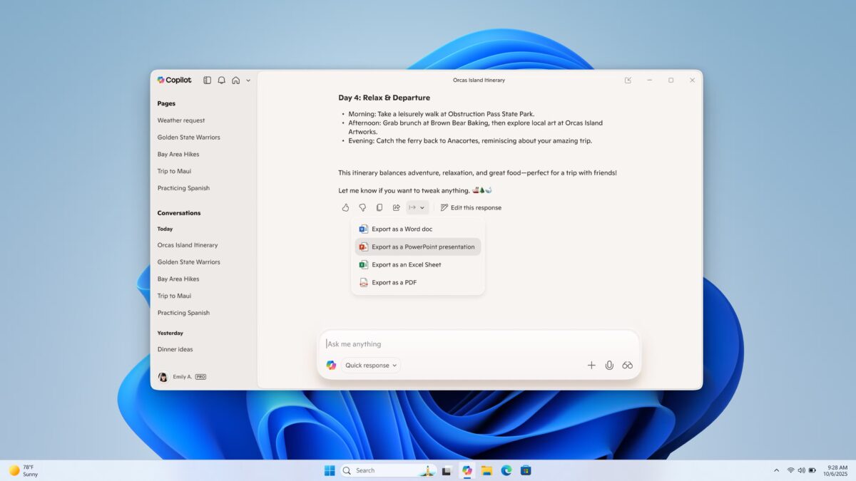 اتصال Copilot ویندوز به Gmail، Google Drive و دیگر سرویسها