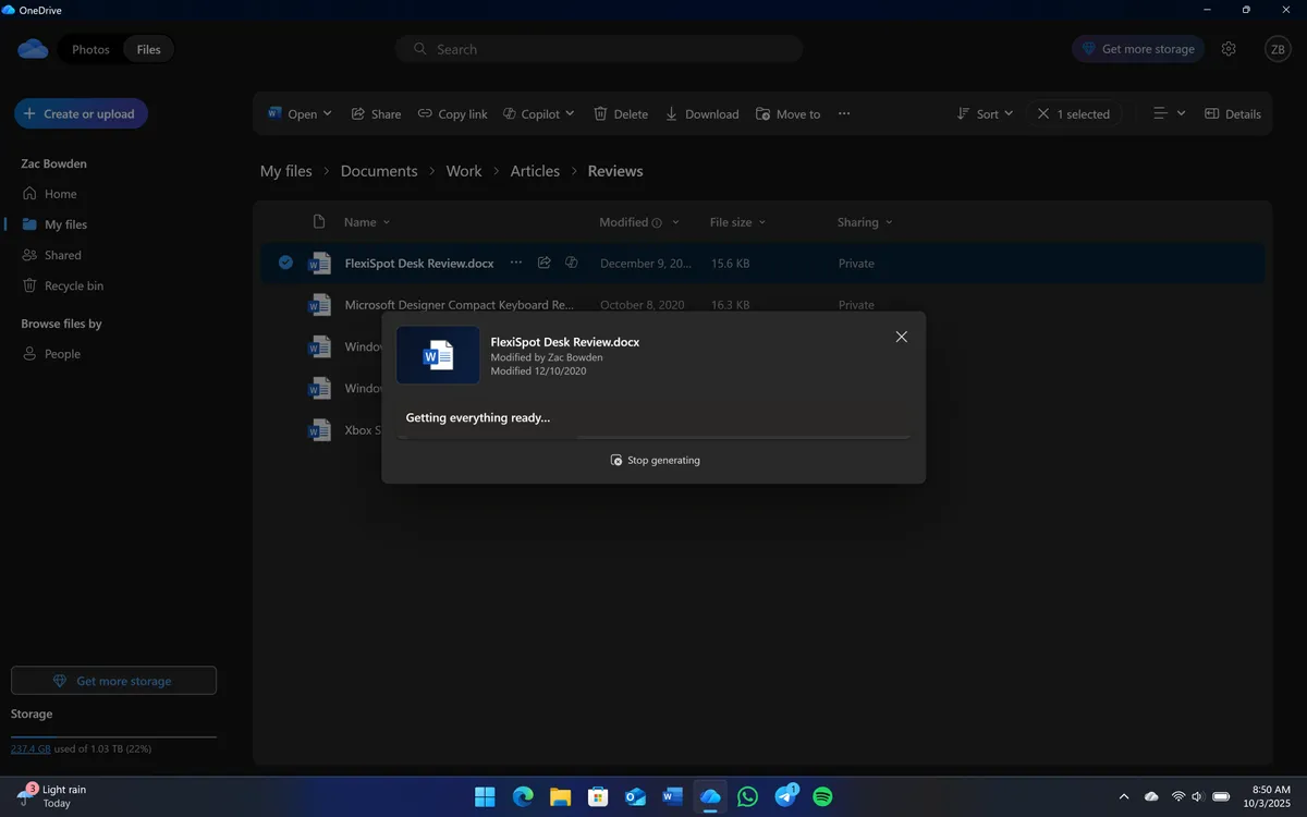 new OneDrive app for Windows 11
