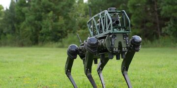 سگ رباتیک جنگی CODiAQ با قابلیت حمله خودکار رونمایی شد