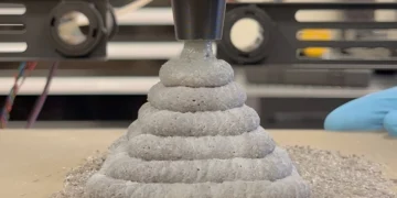 بتن چاپ سه‌بعدی جدید تنها در سه روز به استحکام سازه‌ای می‌ رسد