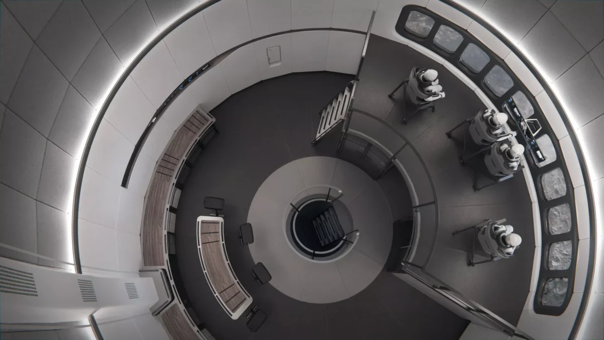 عکسی از تصویر فرودگر ماه جدید اسپیس‌ایکس