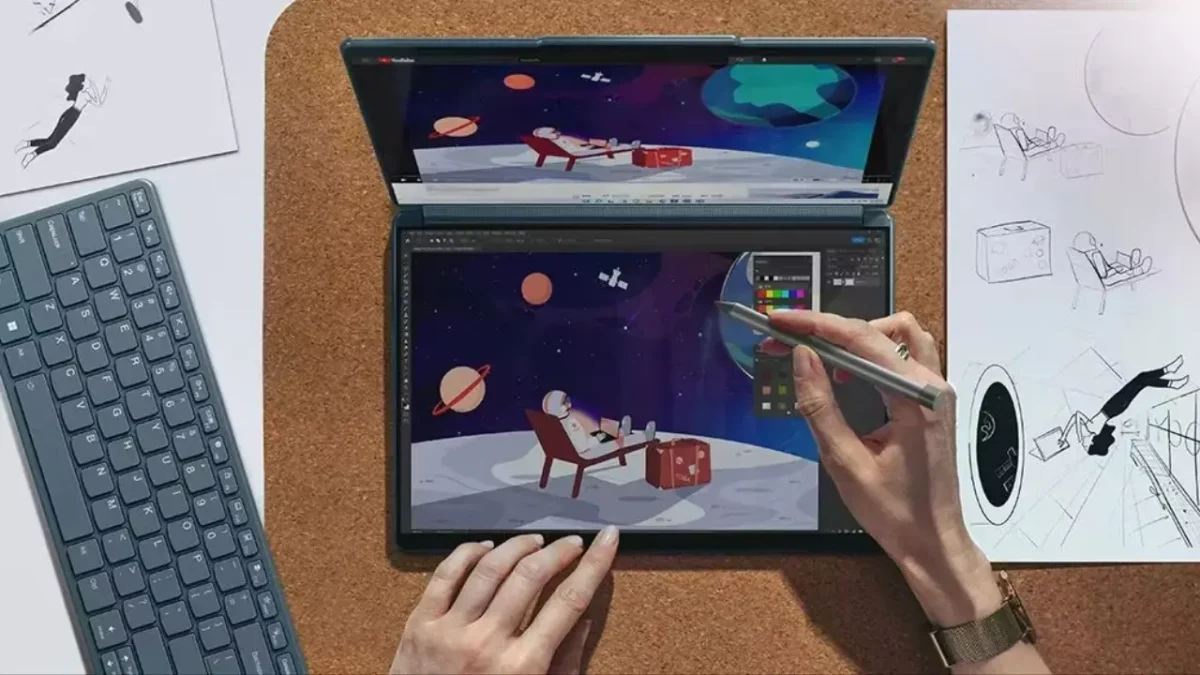 Lenovo Yoga Book 9i (لپتاپ دو نمایشگره)