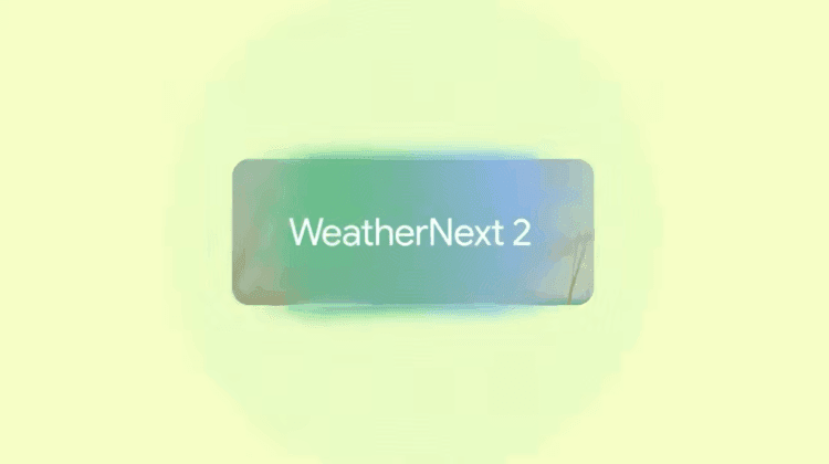 نمایی از لوگوی WeatherNext 2