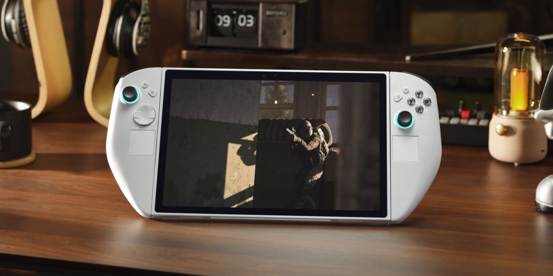 نمایی از اولین کنسول دستی سه بعدی جهان Abxylute 3D ONE در رنگ سفید