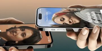 تصویری از اپل ایردراپ روی گوشی‌های آیفون