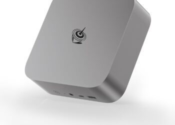 نمایی از بالای مینی پی سی Beelink SER9 Max در رنگ خاکستری