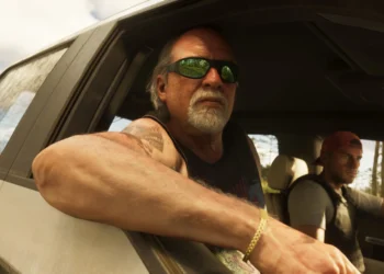 نمایی از شخصیت های بازی GTA VI در یک ماشین