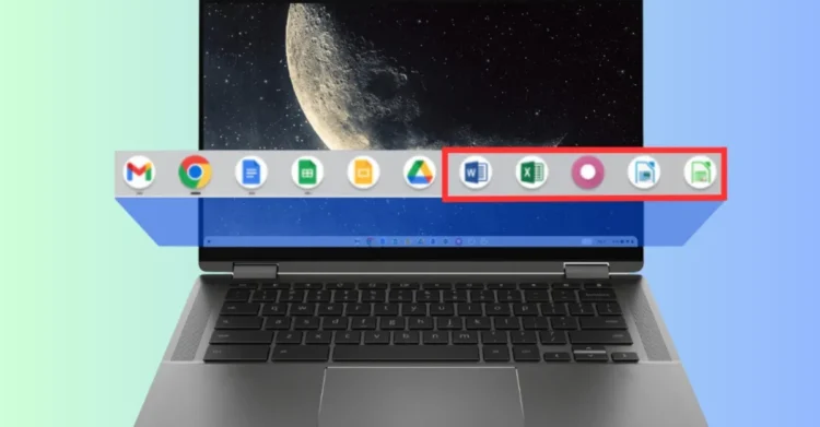 نمایی از اجرای برنامه‌های گوگل روی سیستم عامل کروم و Cameyo