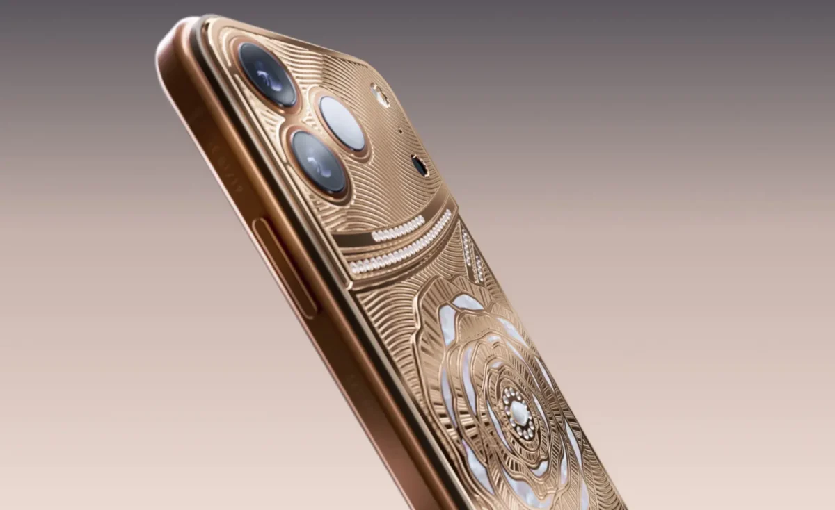 طرح Fleur de Lumière سری عشق پنهانی آیفون ۱۷ پرو Caviar