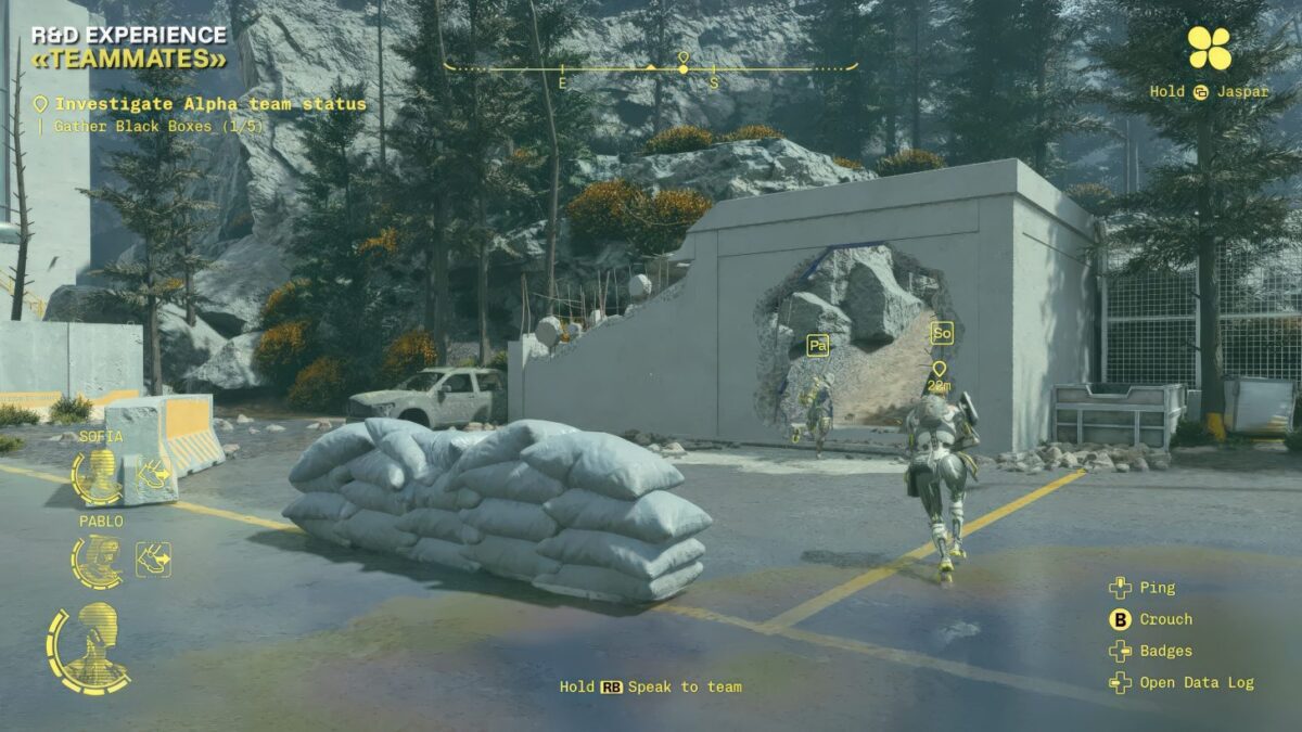 تصویری از هوش مصنوعی Teammates یوبیسافت و پلیرهایش حین گیم‌پلی بازی