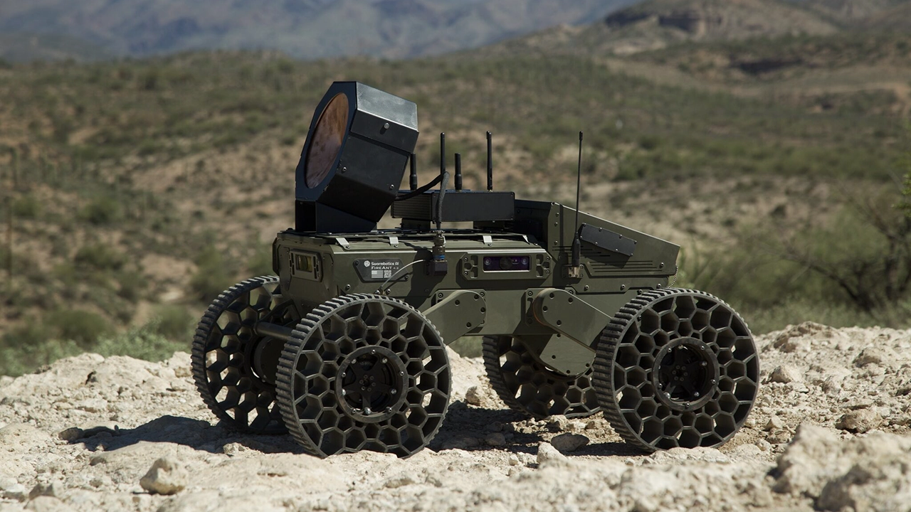 این ربات‌ خودران متخصص شکار تانک های جنگی است
