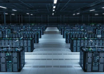 نمایی از مرکز داده یا دیتا سنتر هوش مصنوعی