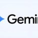 لوگوی Gemini (الماس رنگارنگ) و متن "Gemini" به رنگ سیاه در یک پسزمینه سفید.