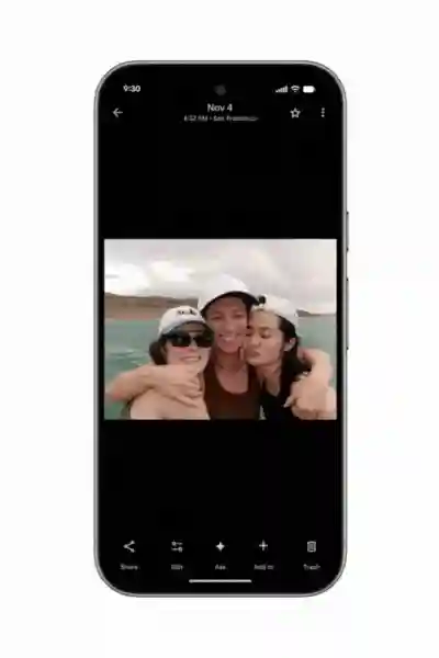 قابلیت ویرایش توصیفی تصاویر گوگل برای کاربران آیفون فعال شد