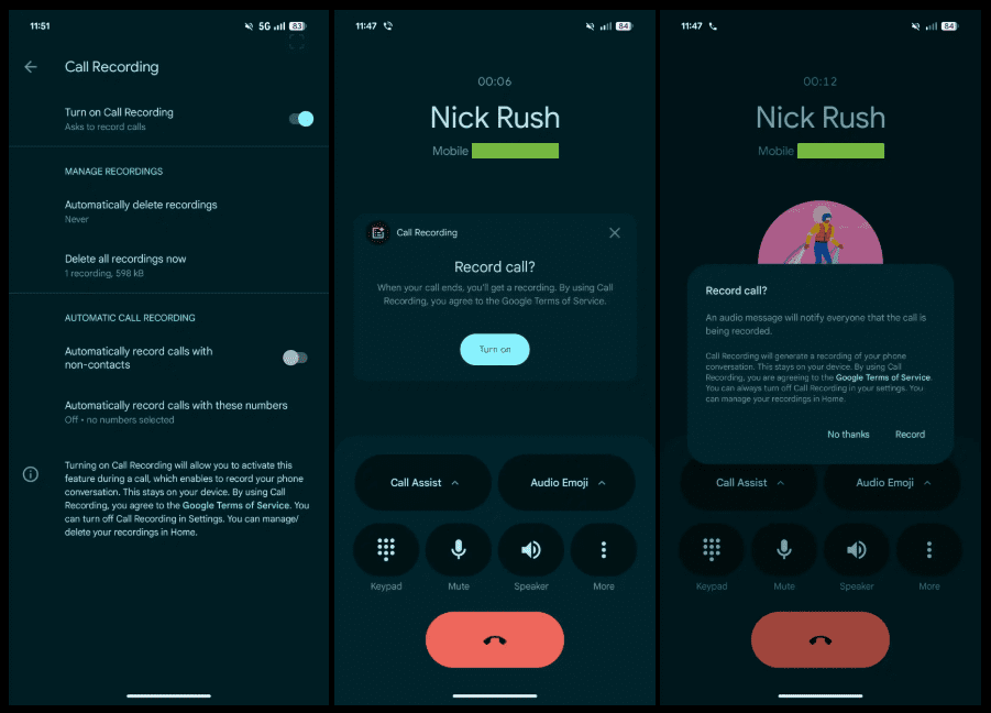 قابلیت ضبط تماس به‌صورت رسمی به گوشی‌های پیکسل رسید