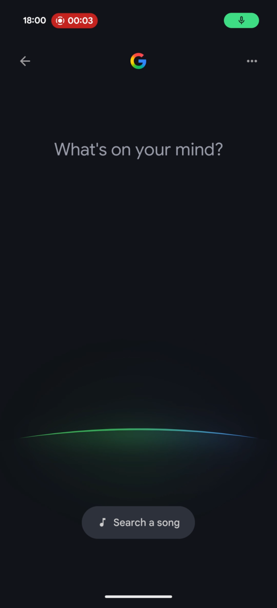 بازطراحی رابط کاربری جستوجوی صوتی گوگل در اندروید