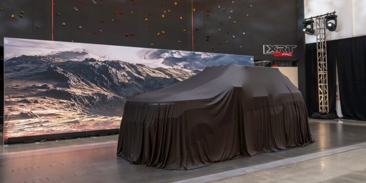 پوشش مخفی خودرو مفهومی هیوندای Crater Concept قبل از رونمایی رسمی در نمایشگاه خودروی لس آنجلس