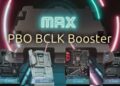 یک گرافیک با متن "MAX PBO BCLK Booster" و چهار مادربرد MSI در زیر آن.