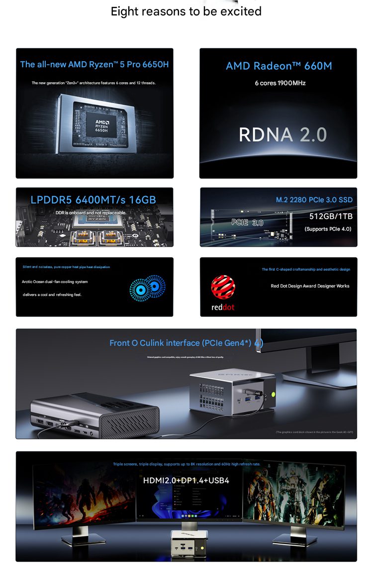 مینی پی‌سی اقتصادی GMK با قابلیت‌های حرفه‌ای معرفی شد