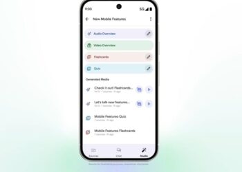 به‌روزرسانی NotebookLM گوگل