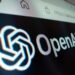 لوگو و واترمارک Open AI باز شده در یک مرورگر