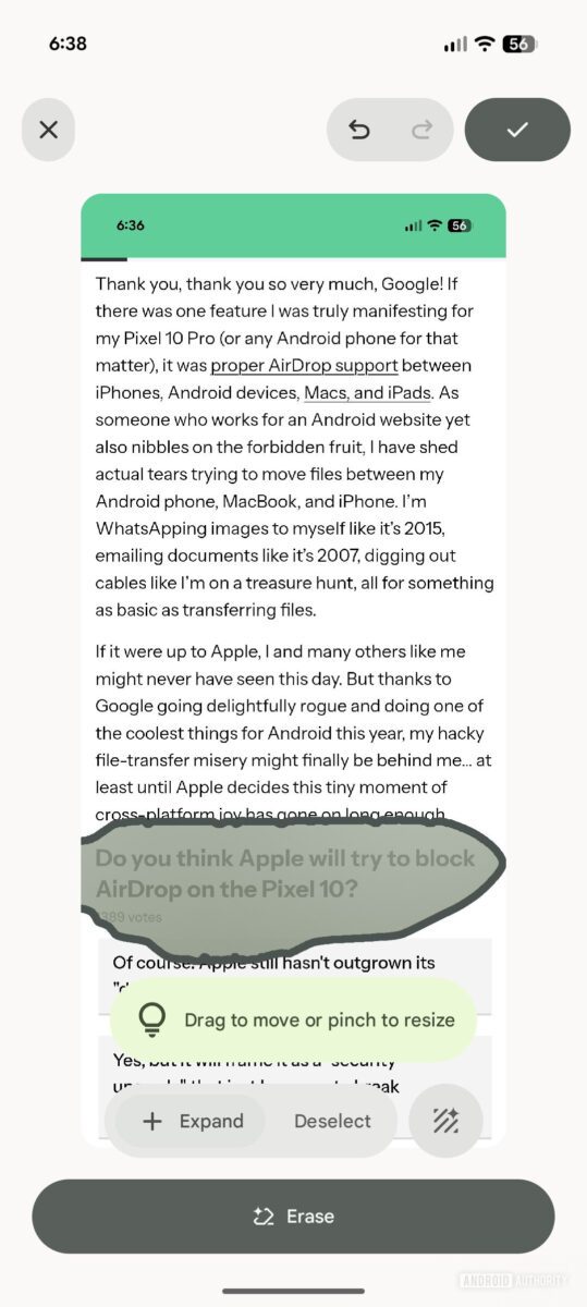 رابط تازه ویرایشگر اسکرین‌شات پیکسل